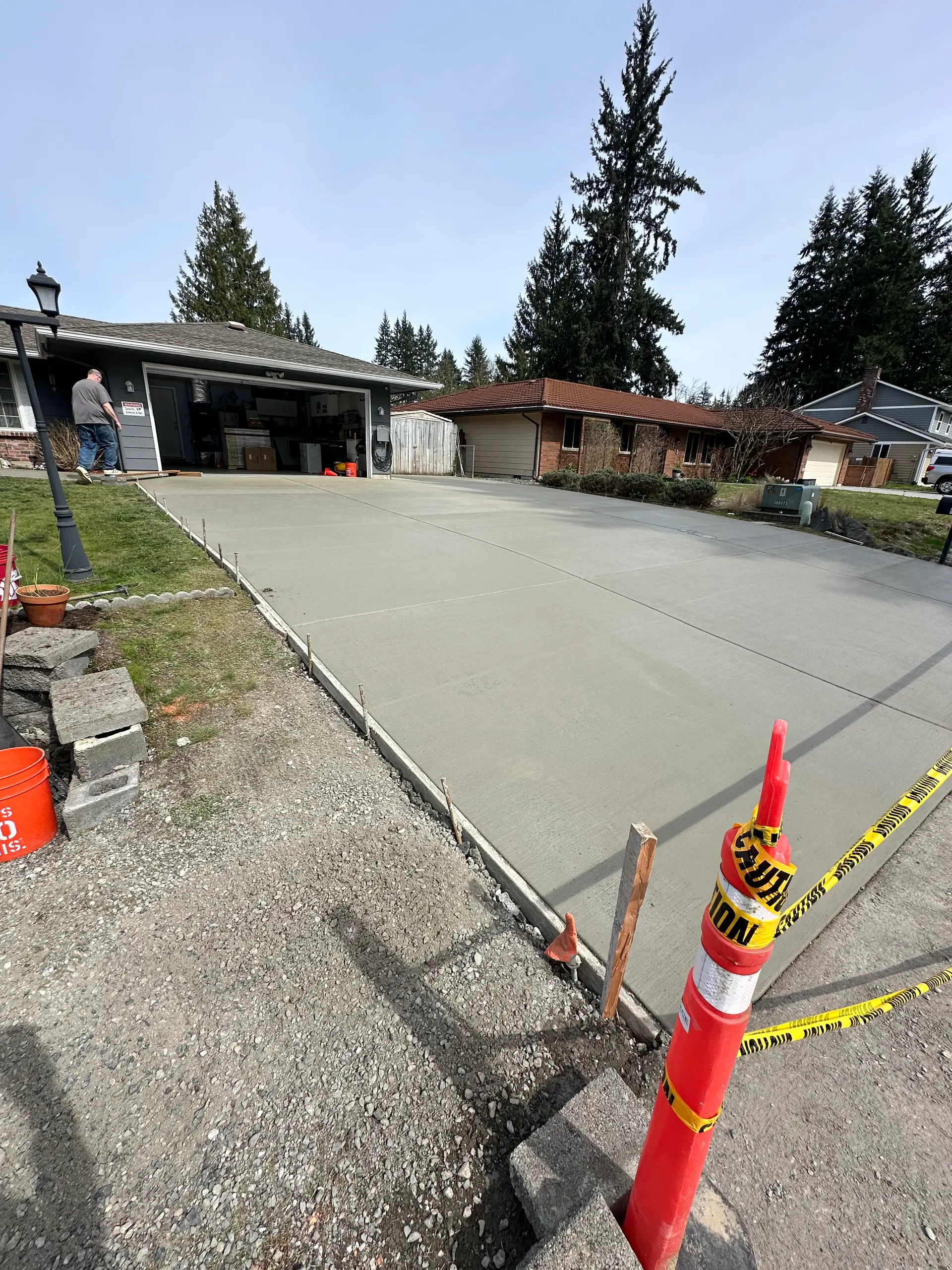 Driveway and yard leveling grading in Marysville WA