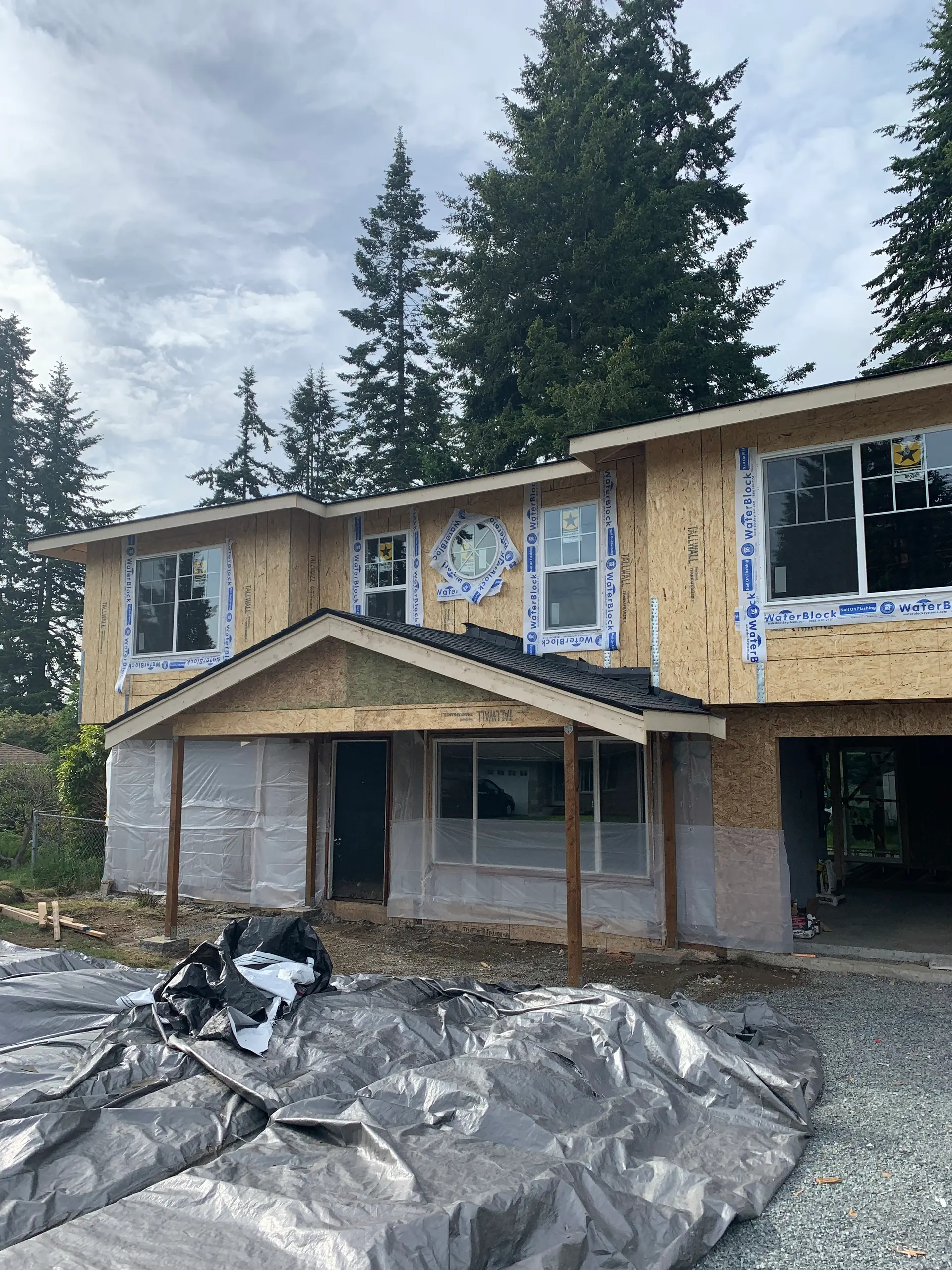 New home construction project in Snohomish County WA