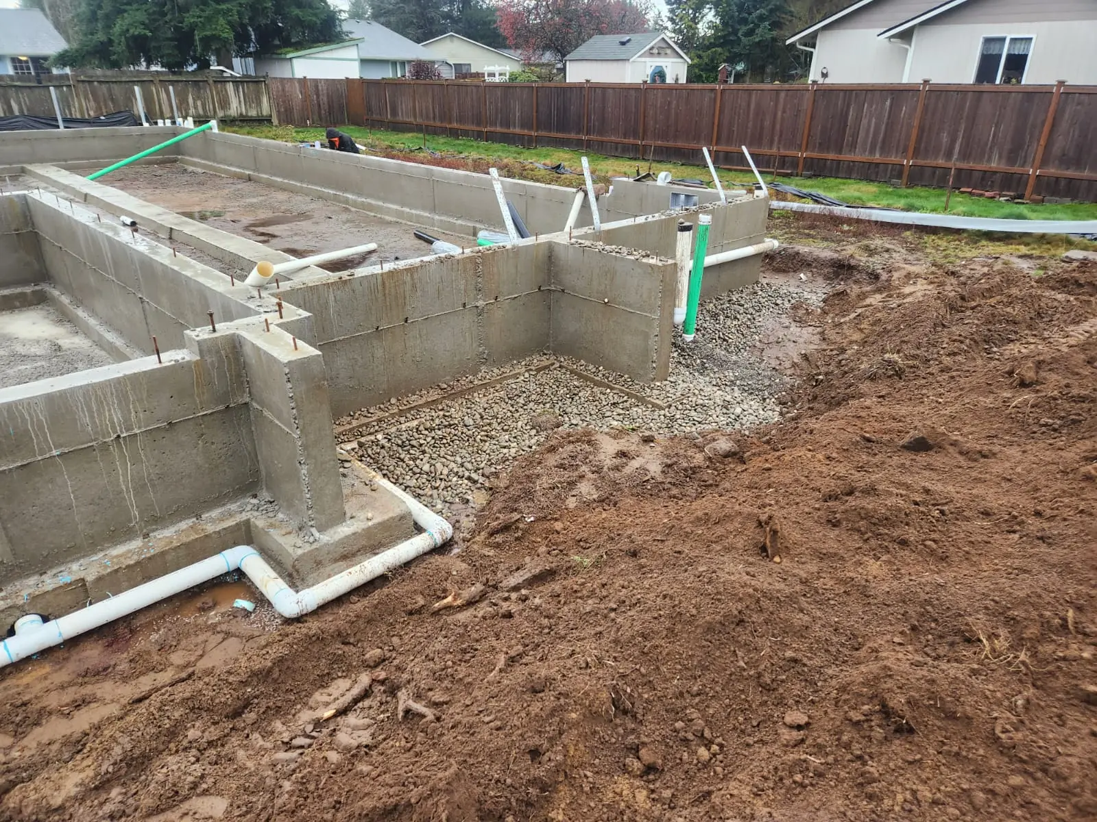 O's Sons Construction new home construction and grading project in Stanwood, WA