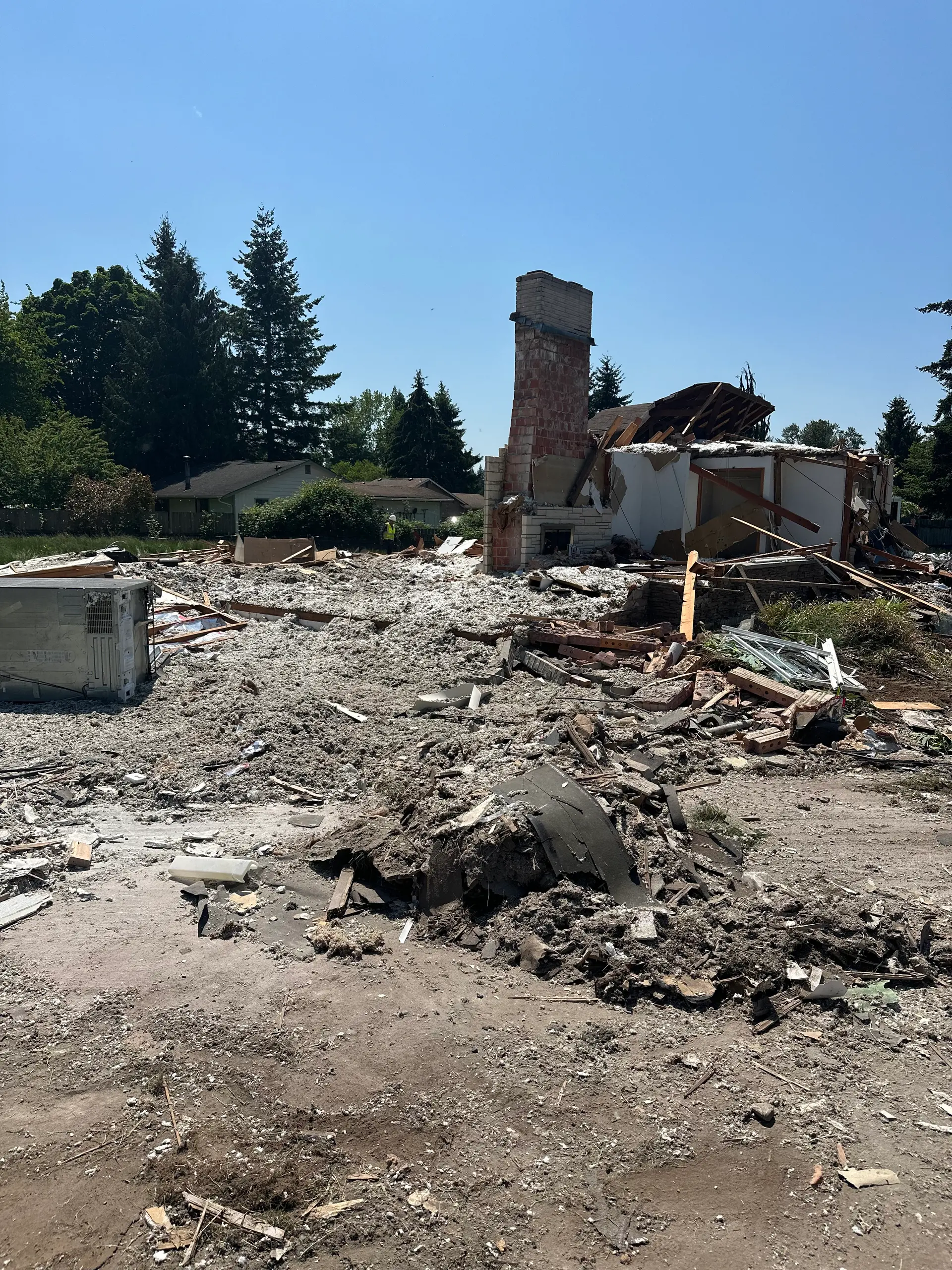 Demolition and site debris removal in Snohomish County WA